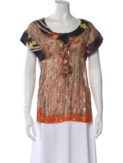 Pre-owned Just Cavalli Vintage Silk Blouse