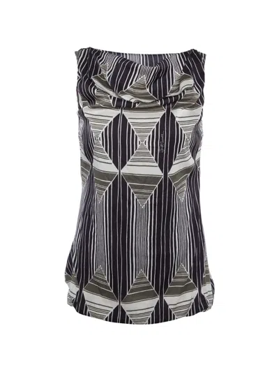 Pre-owned Just Cavalli Vintage Sleeveless Top In Neutral