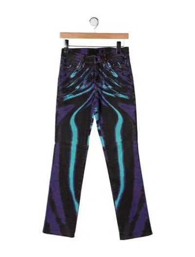 Pre-owned Just Cavalli Vintage Straight Leg Jeans In Multi