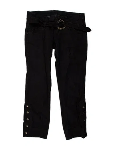 Pre-owned Just Cavalli Vintage Straight Leg Pants In Black