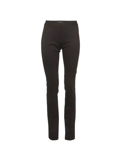 Pre-owned Just Cavalli Vintage Stretch-knit Trousers In Black