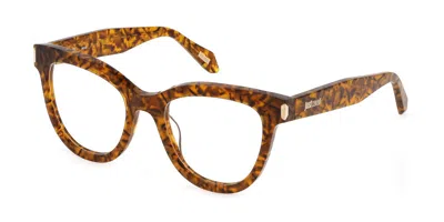 Just Cavalli Vjc004 02bl Women's Glasses Tortoiseshell Size 51 - Free Lenses - Blue Light Block Available In Brown