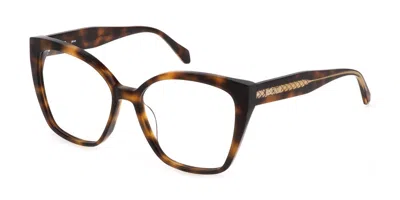 Just Cavalli Vjc005 Women's Glasses, Tortoiseshell, Size 56 In Brown