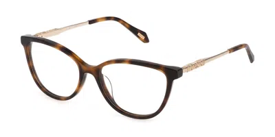 Just Cavalli Vjc008 Women's Glasses, Tortoiseshell, Size 54 In Black