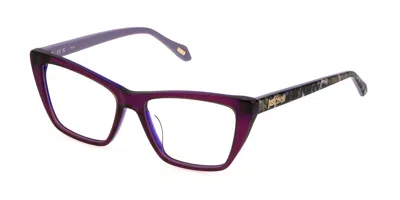 Just Cavalli Vjc045 Women's Glasses, Purple, Size 54 In Brown