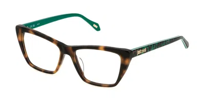 Just Cavalli Vjc045 Women's Glasses, Tortoiseshell, Size 54 In Brown