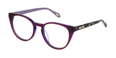 Just Cavalli Vjc046 09fe Women's Glasses Purple Size 51 - Free Lenses - Blue Light Block Available In Multi