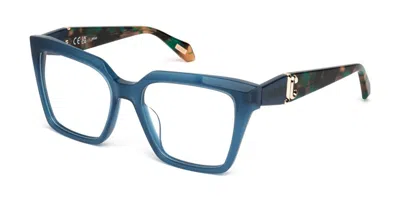 Just Cavalli Vjc117 Women's Glasses, Blue, Size 53