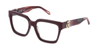 Just Cavalli Vjc129v 09fd Occhiali Da Vista Purple Per Donna (solo Montatura) In Brown