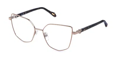 Just Cavalli Vjc134 08fc Occhiali Da Vista Oro Per Donna (solo Montatura) In Gold
