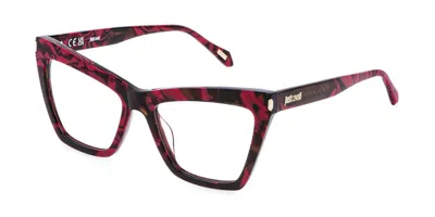 Just Cavalli Vjc138 0ahl Occhiali Da Vista Tartarugatishell Per Donna (solo Montatura) In Multi