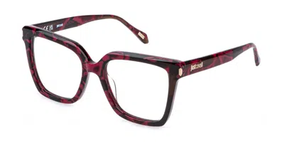Just Cavalli Vjc139 0ahl Occhiali Da Vista Tartarugatishell Per Donna (solo Montatura) In Multi