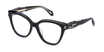 Just Cavalli Vjc157 0700 Occhiali Da Vista Neri Per Donna (solo Montatura) In Black
