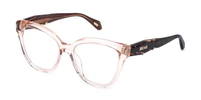 Just Cavalli Vjc157 0t82 Occhiali Da Vista Chiari Per Donna (solo Montatura) In Pink