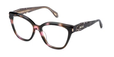Just Cavalli Vjc157 01gq Women's Glasses Tortoiseshell Size 54 - Free Lenses - Blue Light Block Available In Brown