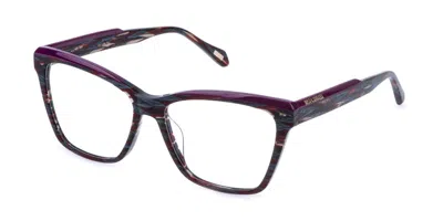 Just Cavalli Vjc161 07nl Occhiali Da Vista Rossi Per Donna (solo Montatura) In Black