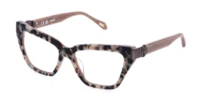 Just Cavalli Vjc162 07hg Women's Glasses Tortoiseshell Size 54 - Free Lenses - Blue Light Block Available In Brown