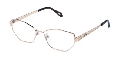Just Cavalli Vjc167 0300 Occhiali Da Vista Oro Per Donna (solo Montatura) In Multi