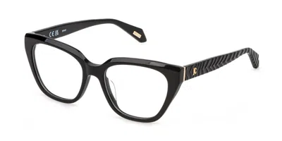 Just Cavalli Vjc183 0700 Occhiali Da Vista Neri Per Donna (solo Montatura) In Black