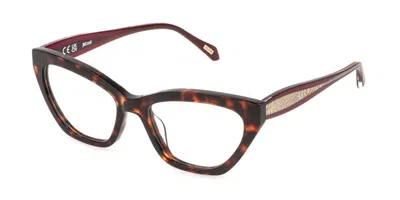 Just Cavalli Vjc184 0909 Occhiali Da Vista Tartarugatishell Per Donna (solo Montatura) In Black
