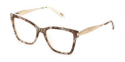 Just Cavalli Vjc190 0xap Occhiali Da Vista Marroni Per Donna (solo Montatura)