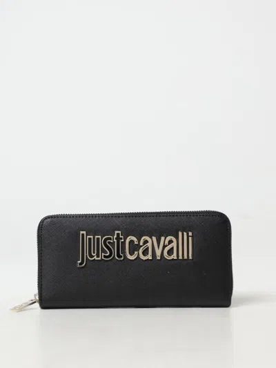 Just Cavalli Wallet  Woman Colour Black In 黑色