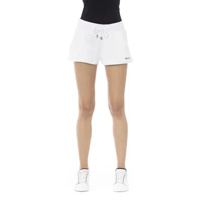 Just Cavalli Cotton Sweatshorts Shorts In White
