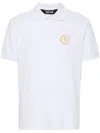 Just Cavalli Logo-print Polo Shirt In White