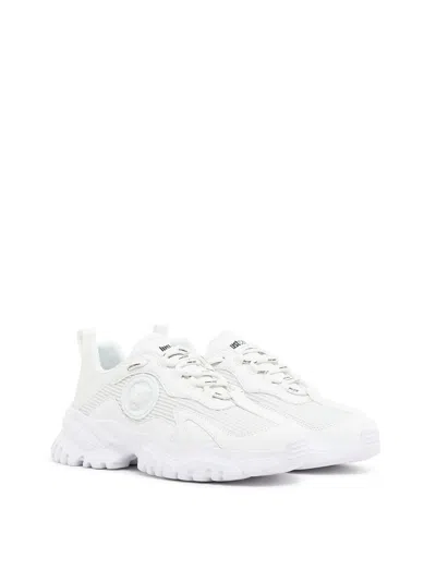 JUST CAVALLI JUST CAVALLI WHITE LOW TOP SNEAKERS