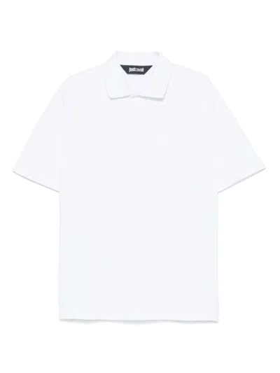 JUST CAVALLI WHITE RUBBER POLO
