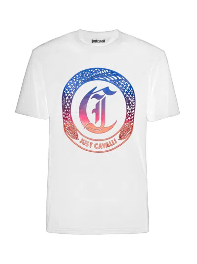 Just Cavalli White Short Sleeves T-shirt