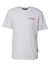 Just Cavalli Logo-flocked Cotton T-shirt In White
