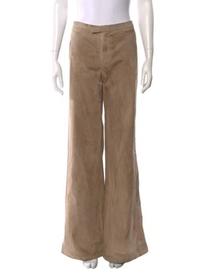 Pre-owned Just Cavalli Wide Leg Pants In Brown
