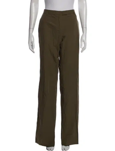 Pre-owned Just Cavalli Wide Leg Pants W/ Tags In Green