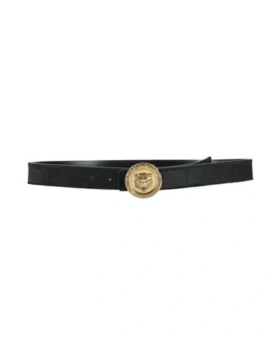 Just Cavalli Woman Belt Black Size 38 Calfskin