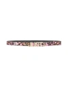 Just Cavalli Woman Belt Fuchsia Size 32 Leather In Pink