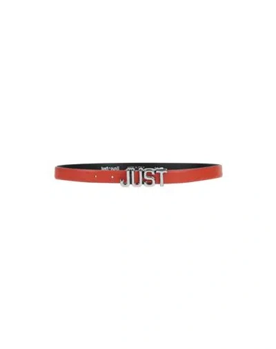 Just Cavalli Woman Belt Tan Size 34 Bovine Leather, Zinc, Aluminum, Copper In Brown