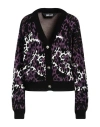 Just Cavalli Woman Cardigan Black Size L Viscose, Polyester