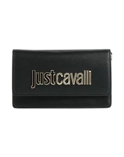 JUST CAVALLI JUST CAVALLI WOMAN HANDBAG BLACK SIZE - POLYURETHANE RESIN