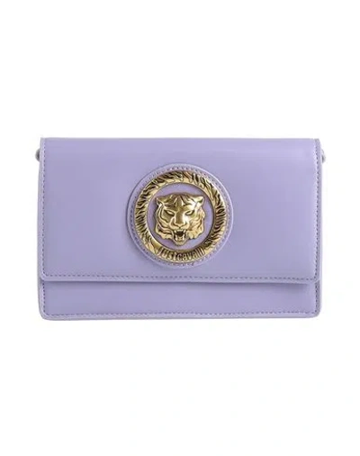 Just Cavalli Woman Handbag Lilac Size - Polyurethane Resin In Purple