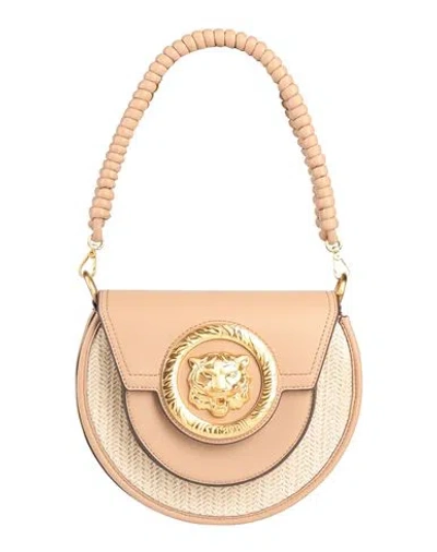 Just Cavalli Woman Handbag Sand Size - Straw In Beige