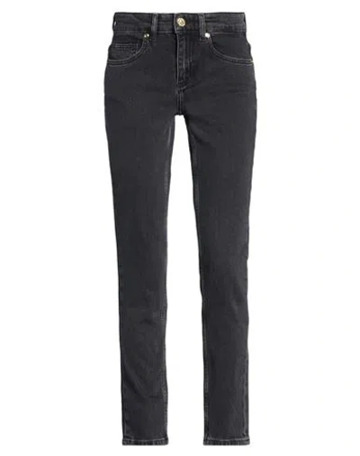 Just Cavalli Woman Jeans Black Size 27 Cotton, Elastane