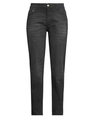 Just Cavalli Woman Jeans Black Size 32 Cotton, Polyester, Elastane