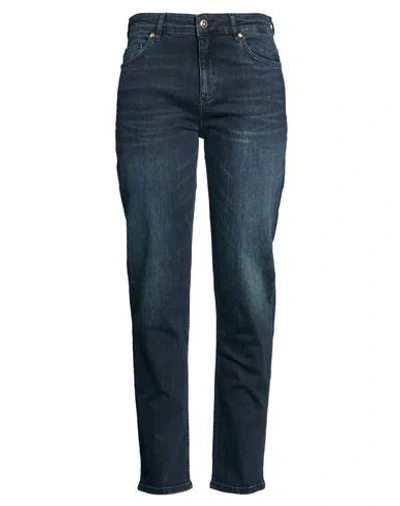 Just Cavalli Woman Jeans Blue Size 24 Cotton, Elastane