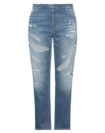 Just Cavalli Woman Jeans Blue Size 26 Cotton, Elastane