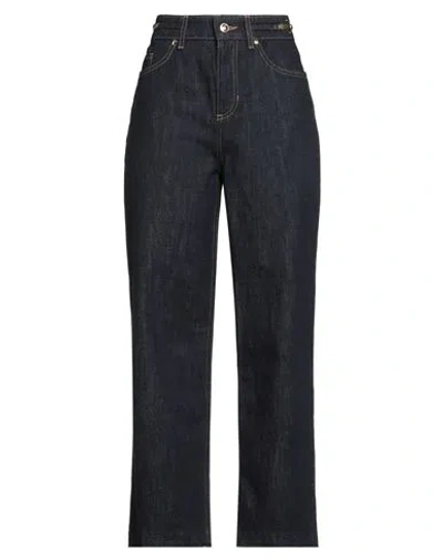 Just Cavalli Woman Jeans Blue Size 32 Cotton