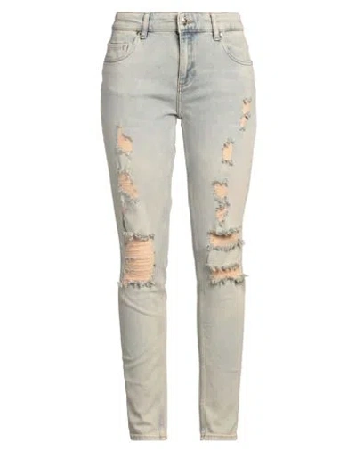 Just Cavalli Woman Jeans Blue Size 32 Cotton, Elastane