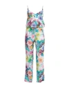 Just Cavalli Woman Jumpsuit Azure Size 0 Viscose In Blue