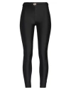 Just Cavalli Woman Leggings Black Size 6 Polyamide, Elastane In Black