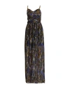 Just Cavalli Woman Maxi Dress Ocher Size 8 Polyester In Yellow